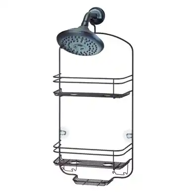 Acheter En Ligne Moyen Support de Douche Bronze iDesign Weston
