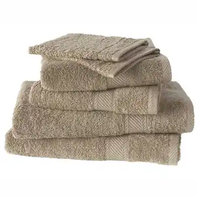 Petit Prix Ensemble de Linge de Bain De Witte Lietaer Hélène Humus (Lot de 6)