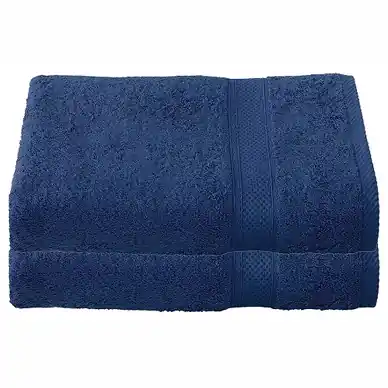 Serviette de Douche De Witte Lietaer Stéphanie Blue Indigo (Lot de 2) Usine Directe