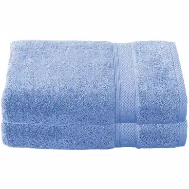 Serviette de Douche De Witte Lietaer Stéphanie Sky Blue (Lot de 2) Vente Directe