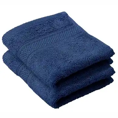 Serviette Invité De Witte Lietaer Stéphanie Blue Indigo (Lot de 2) Super Prix