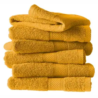 Soldes Serviette Invité De Witte Lietaer Hélène Golden Yellow (Lot de 6)