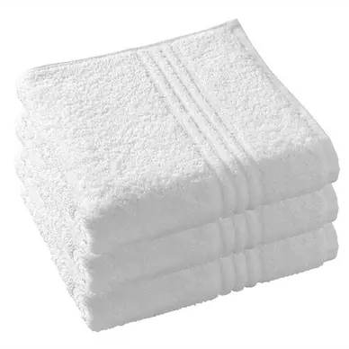 Serviette de Toilette De Witte Lietaer Othello White (Lot de 3) Prix Promo