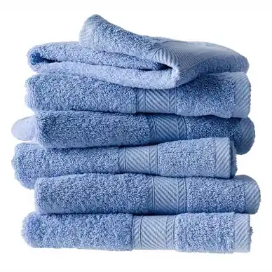 Serviette Invité De Witte Lietaer Hélène Sky Blue (Lot de 6) Authentique