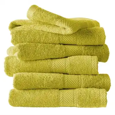 Serviette Invité De Witte Lietaer Hélène Warm Olive (Lot de 6) Seulement Aujourd'hui