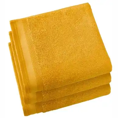 Dernier Modèle Serviette de Toilette De Witte Lietaer Contessa Golden Yellow (Lot de 3)