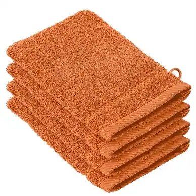Promotion Gant de Toilette De Witte Lietaer Stéphanie Caramel (Lot de 4)