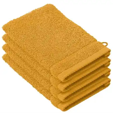 Gant de Toilette De Witte Lietaer Stéphanie Golden Yellow (Lot de 4) Jusqu'à Épuisement Des Stocks