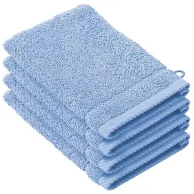 Gant de Toilette De Witte Lietaer Stéphanie Sky Blue (Lot de 4) Livraison Express