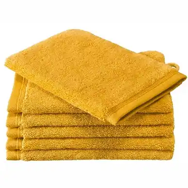 Prix Réduit Gant de Toilette De Witte Lietaer Contessa Golden Yellow (Lot de 6)