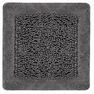 Offre Exclusive Tapis de Toilette Heckett Lane Buchara Classic Anthracite - 60 x 60 cm
