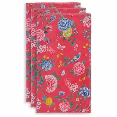 Offre Du Jour Serviette de Toilettte Pip Studio Good Evening Coral (Lot de 3)