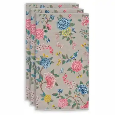 Serviette de Toilette Pip Studio Good Evening Khaki (Lot de 3) Jusqu'à Épuisement Des Stocks