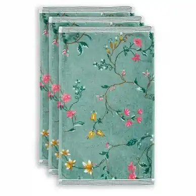 Bon Marché Serviettes D‘invité Pip Studio Les Fleurs Green