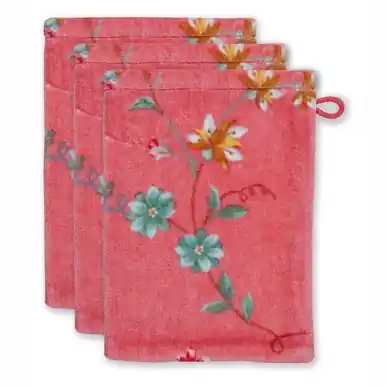Gants de toilette Pip Studio Les Fleurs Pink Dernière Chance