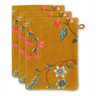 Solde Gants de toilette Pip Studio Les Fleurs Yellow