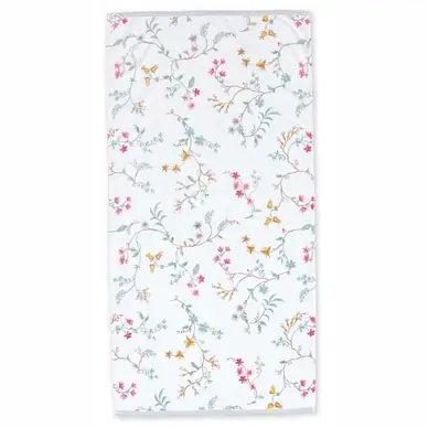 Serviette de Bain Pip Studio Les Fleurs Blanc (70 x 140 cm) Certifié