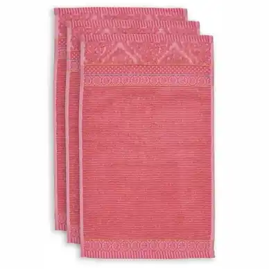 Offre Limitée Serviette Invité Pip Studio Soft Zellige Coral (Lot de 3)