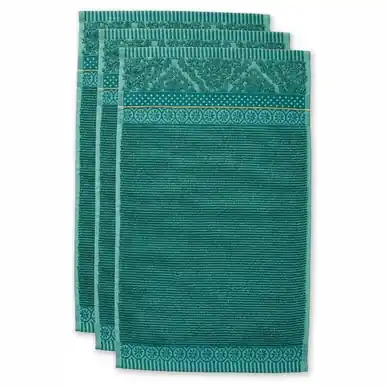Serviette Invité Pip Studio Soft Zellige Green (Lot de 3) Top Vente