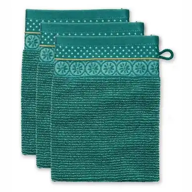 Gant de Toilette Pip Studio Soft Zellige Green (Set de 3) Authentique