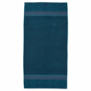 Serviette de Bain Pip Studio Soft Zellige Bleu Foncé (70 x 140 cm) Prix Choc