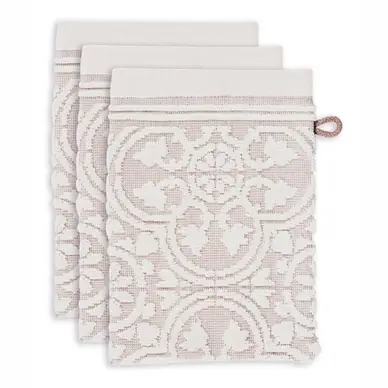 Gant de Toilette Pip Studio Tile De Pip Khaki (Lot de 3) Quantité Limitée