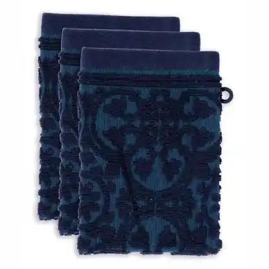 Promotion Saisonnière Gants de Toilette Pip Studio Tile De Pip Donkerblauw (Lot de 3)