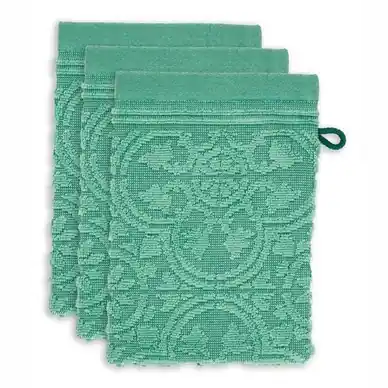 Gants de Toilette Pip Studio Tile De Pip Groen (Lot de 3) Soldes