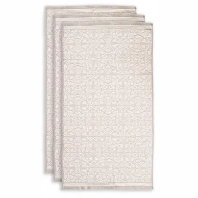 Serviette de Douche Pip Studio Tile De Pip Khaki (Lot de 3) Quantité Limitée