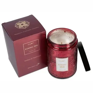 Bougie Parfumée Kayori Kohaku Rouge Satisfait Ou Remboursé