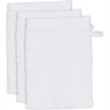 Gants de Toilette Pip Studio Tile de Pip Blanc (Lot de 3) Commander Maintenant