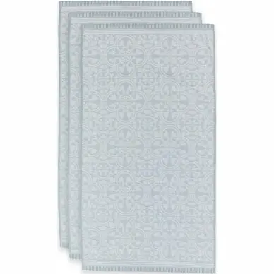 Satisfait Ou Remboursé Serviettes de Douche Pip Studio Tile de Pip Bleu Clair (Lot de 3)