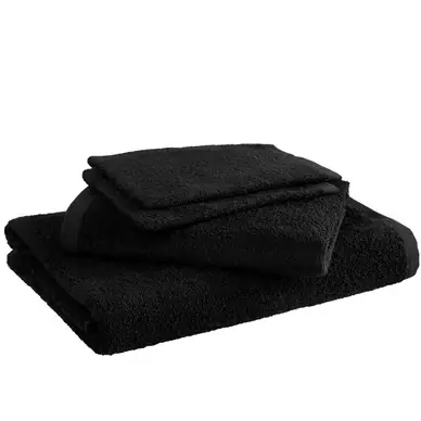 Commande En Gros Ensemble Linge de Bain MOODIT Troy Black (Lot de 4)