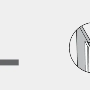 Pas Cher Profilé d‘angle sortant pour panneau mural DECOFAST - Brossé Mat - H2000mm