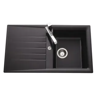 Authentique Évier de cuisine Slave 1 cuve - Noir