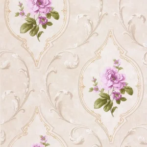 Commander Maintenant Beige & Purple Floral