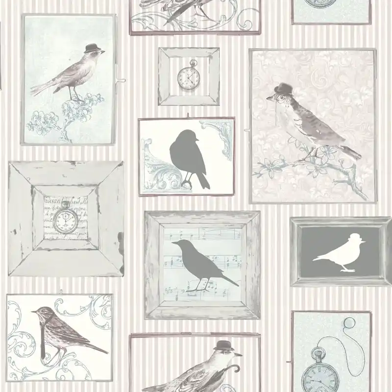 Lilac Framed Birds Meilleur Prix