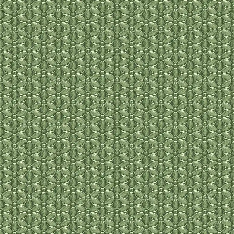 Quantité Limitée Green Mosaic Flowers