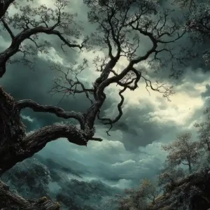 Achat Immédiat Dramatic Forest Scene