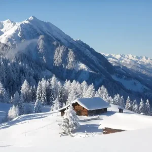 Wintermrchen in den Alpen Produit De Marque