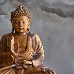 Wooden buddha statue Offre Du Jour