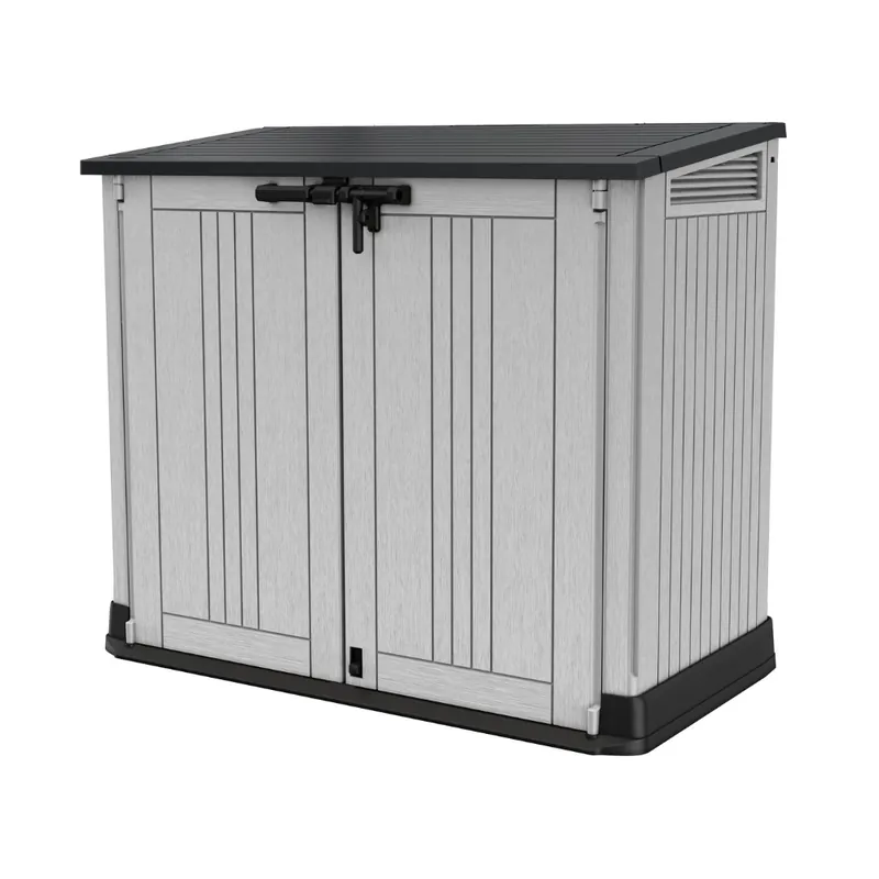 Keter Store It Out Midi coffre de rangement extérieur 880 L gris anthracite pour 2 poubelles 120 L (249442) Achat Immédiat