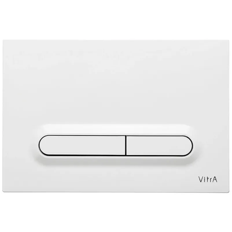 Commande En Gros Loop T Plaque de déclenchement double touche, blanc brillant (740-0700)