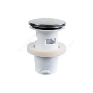 Bonde automatique lavabo Quick-Clac avec clapet inox 30724029 - WIRQUIN PRO Dernière Chance