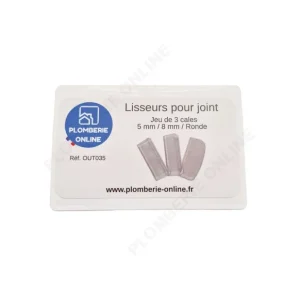 Dernière Chance Lisseur pour joint silicone - Jeu de 3 cales en coffret Fugenboy - PLOMBERIE ONLINE