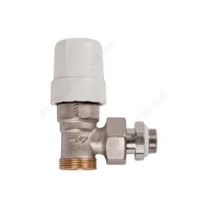 Authentique Robinet M 3/8" équerre thermostatique de radiateur Série JetLine réf. 480300 - RBM
