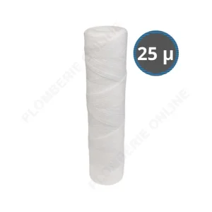 Remise Cartouche filtrante bobinée 25 µ, Hauteur 25 cm - Ø 59 / 27 mm - APIC