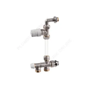 Seulement Aujourd'hui Kit raccordement monotube 1/2" avec robinet droit pour radiateur - RBM réf. 223.04.50