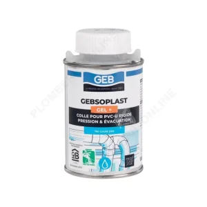 Expédition Rapide Colle PVC Gebsoplast Gel + - Pot 250 ml - GEB