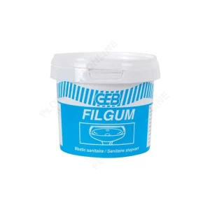 Mastic d‘étanchéité sanitaire Filgum - pot 500 g - GEB Nouvel Arrivage